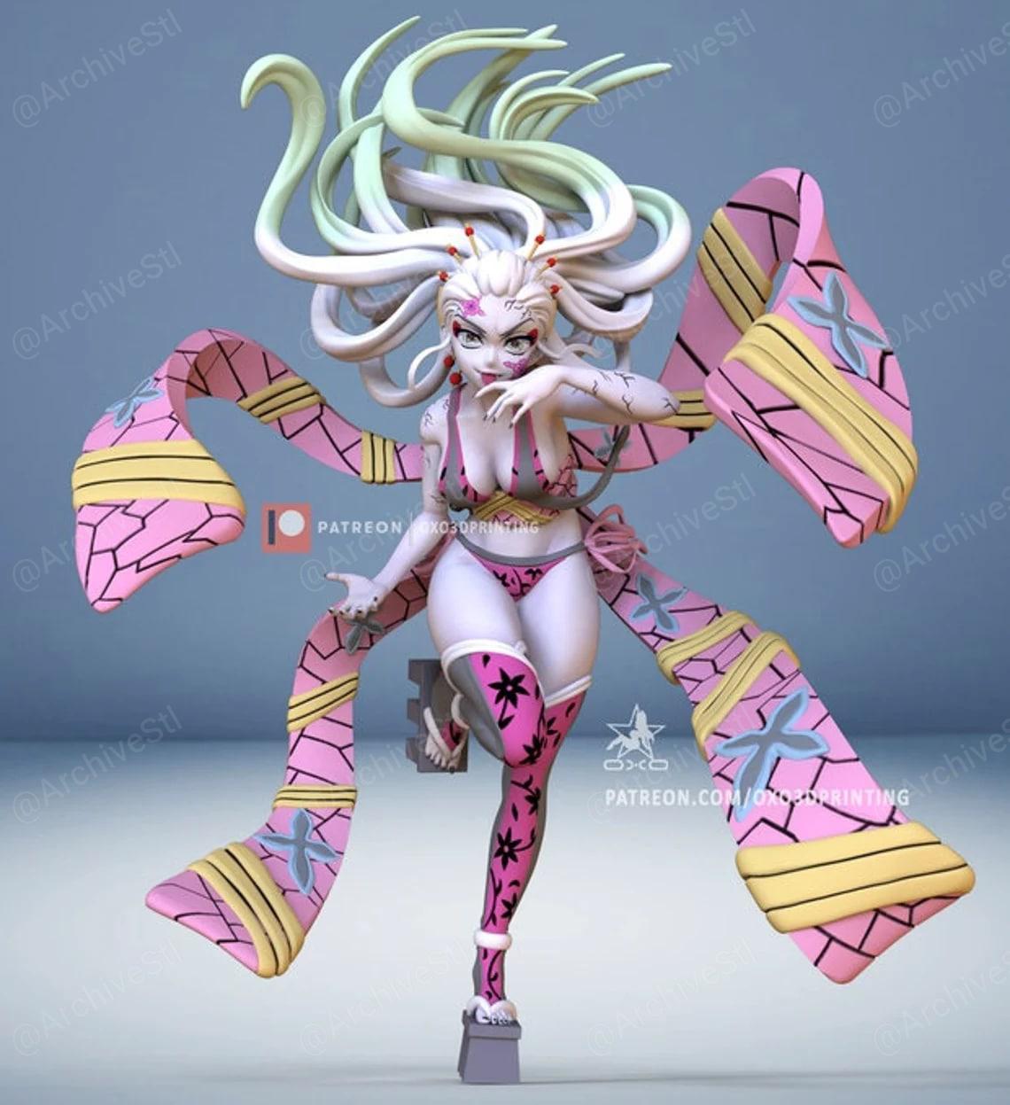 鬼灭之刃 堕姬 Daki 3D打印图纸